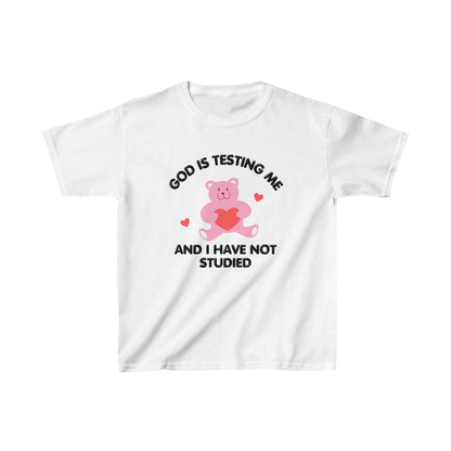 'GOD IS TESTING ME' BABY TEE