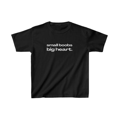 'SMALL BOOBS BIG HEART' BABY TEE