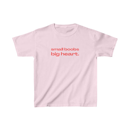 'SMALL BOOBS BIG HEART' BABY TEE