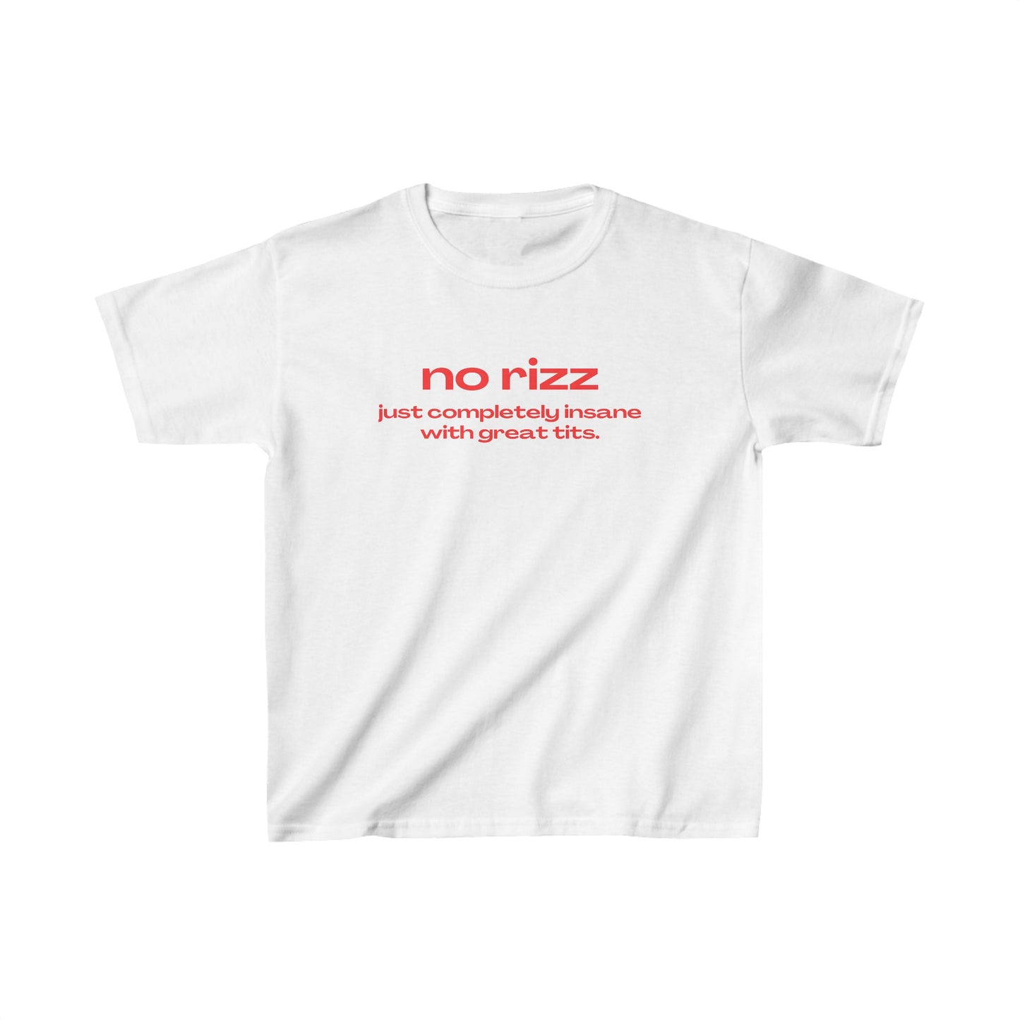 'NO RIZZ' BABY TEE