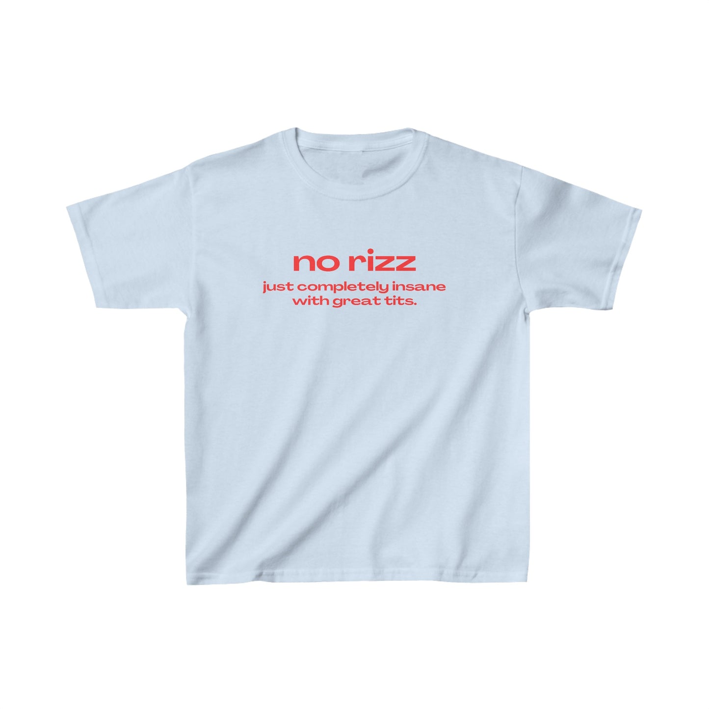 'NO RIZZ' BABY TEE