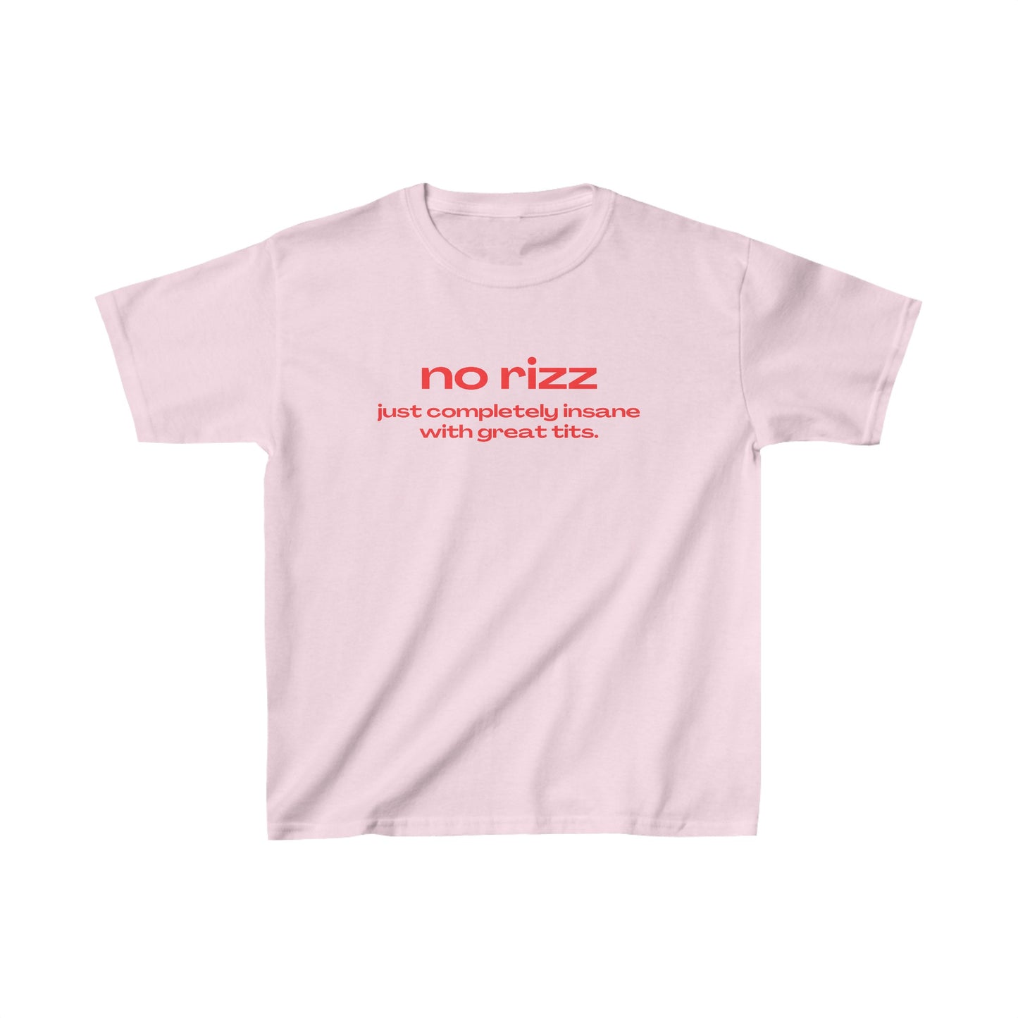 'NO RIZZ' BABY TEE