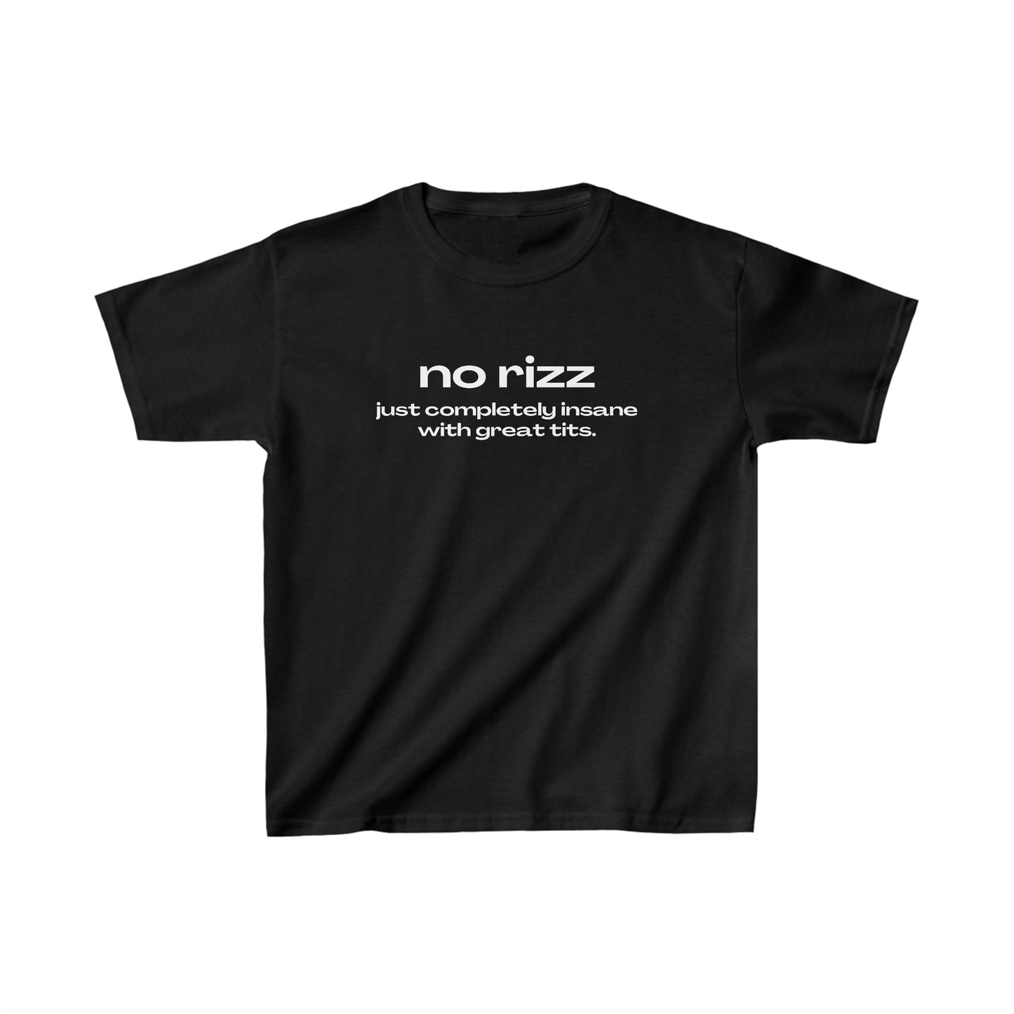 'NO RIZZ' BABY TEE