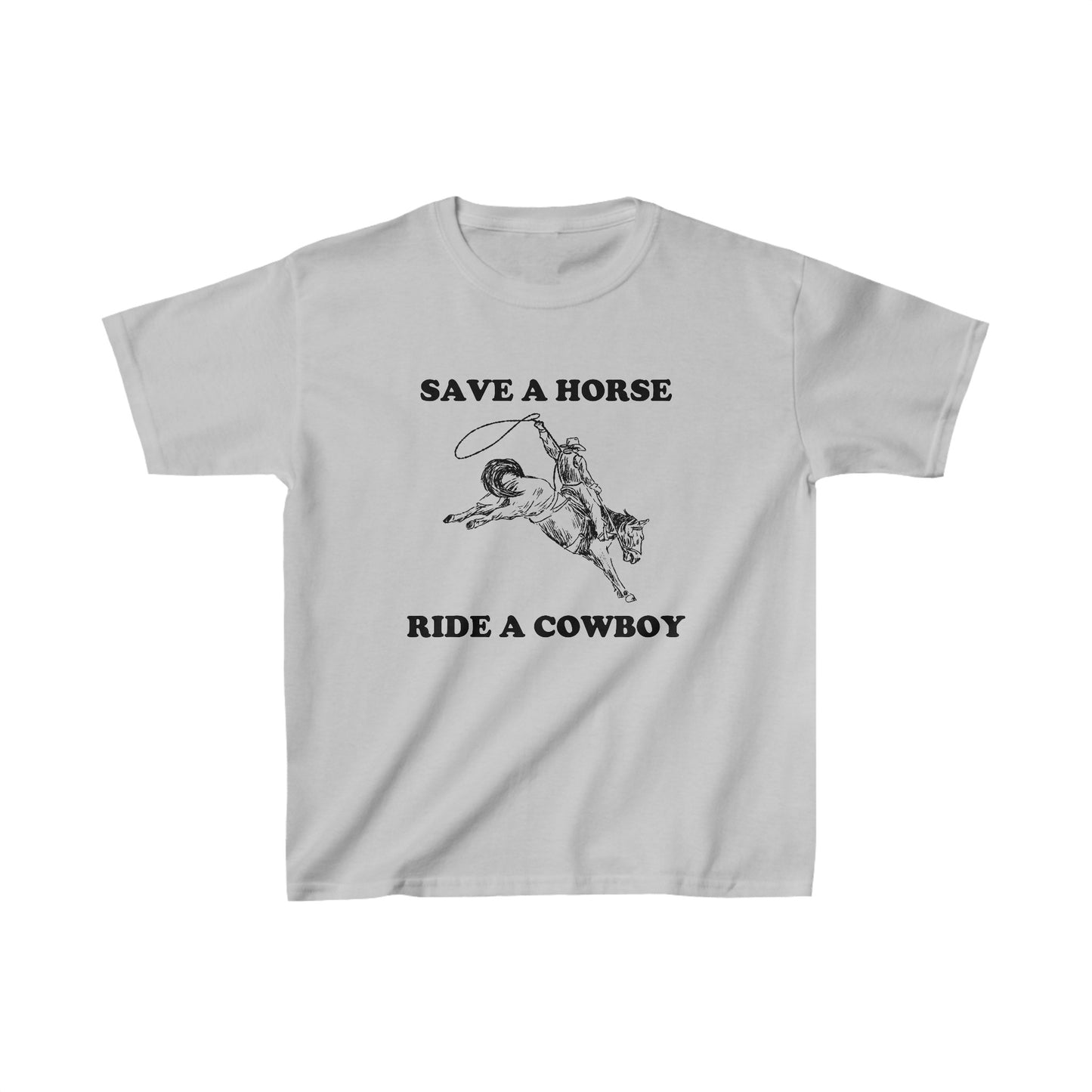 'SAVE A HORSE RIDE A COWBOY' BABY TEE