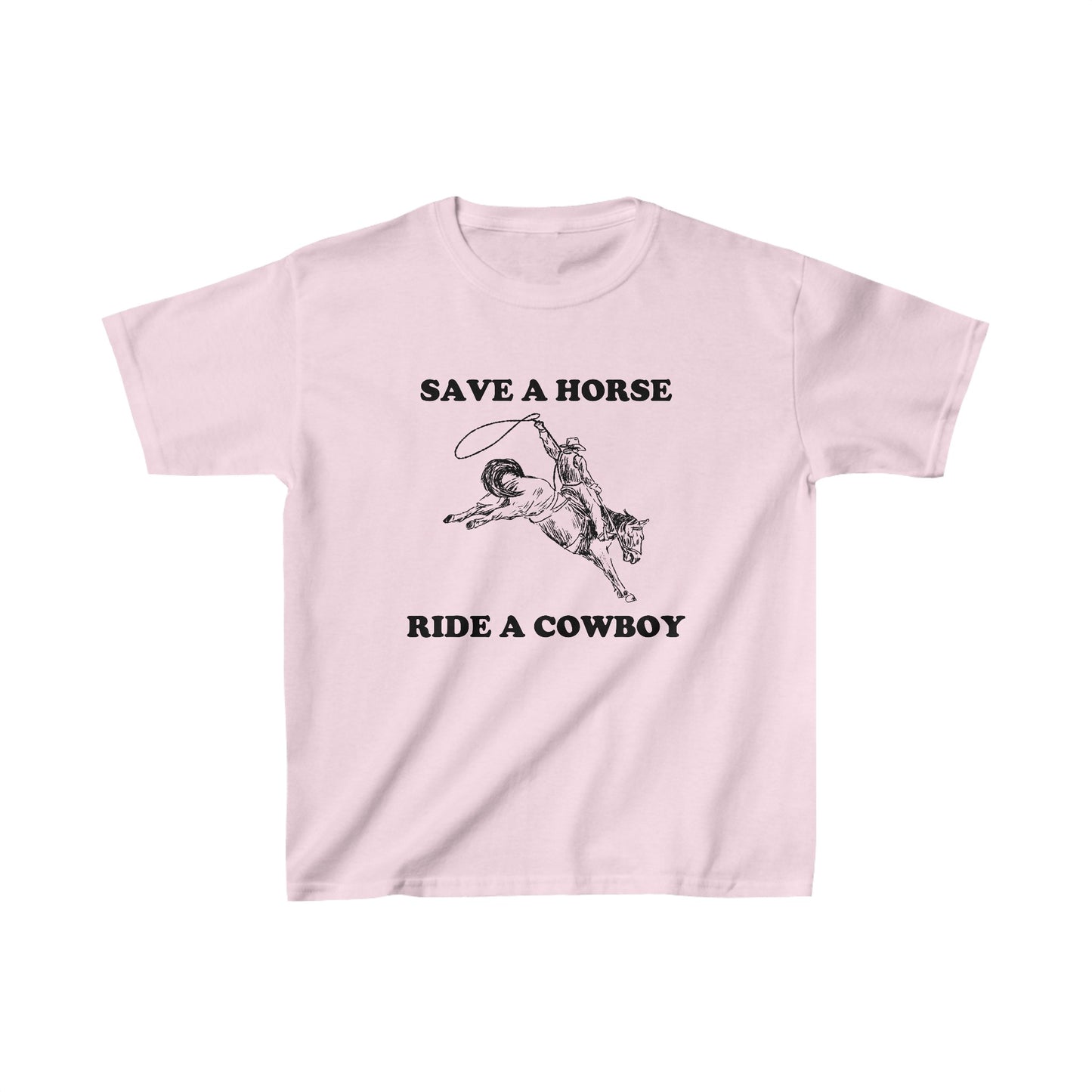 'SAVE A HORSE RIDE A COWBOY' BABY TEE