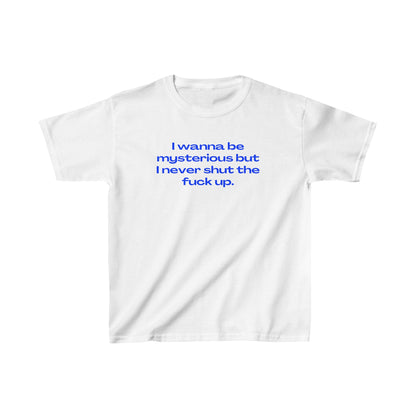 'I WANNA BE MYSTERIOUS' BABY TEE