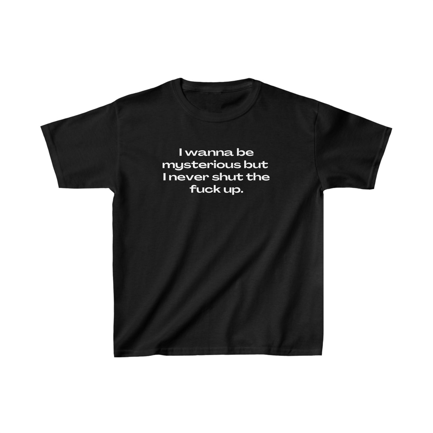 'I WANNA BE MYSTERIOUS' BABY TEE