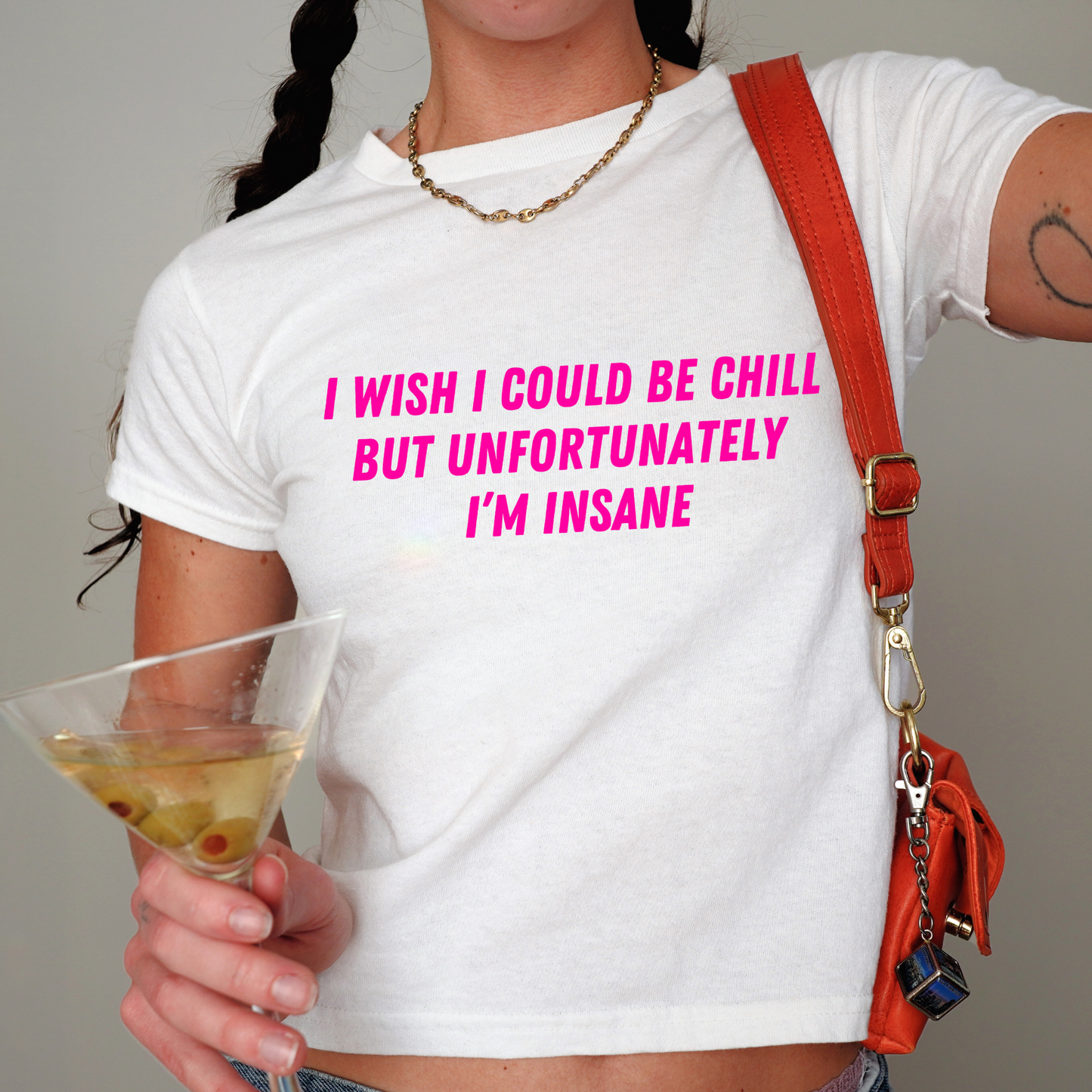 'I WISH I COULD BE CHILL' BABY TEE