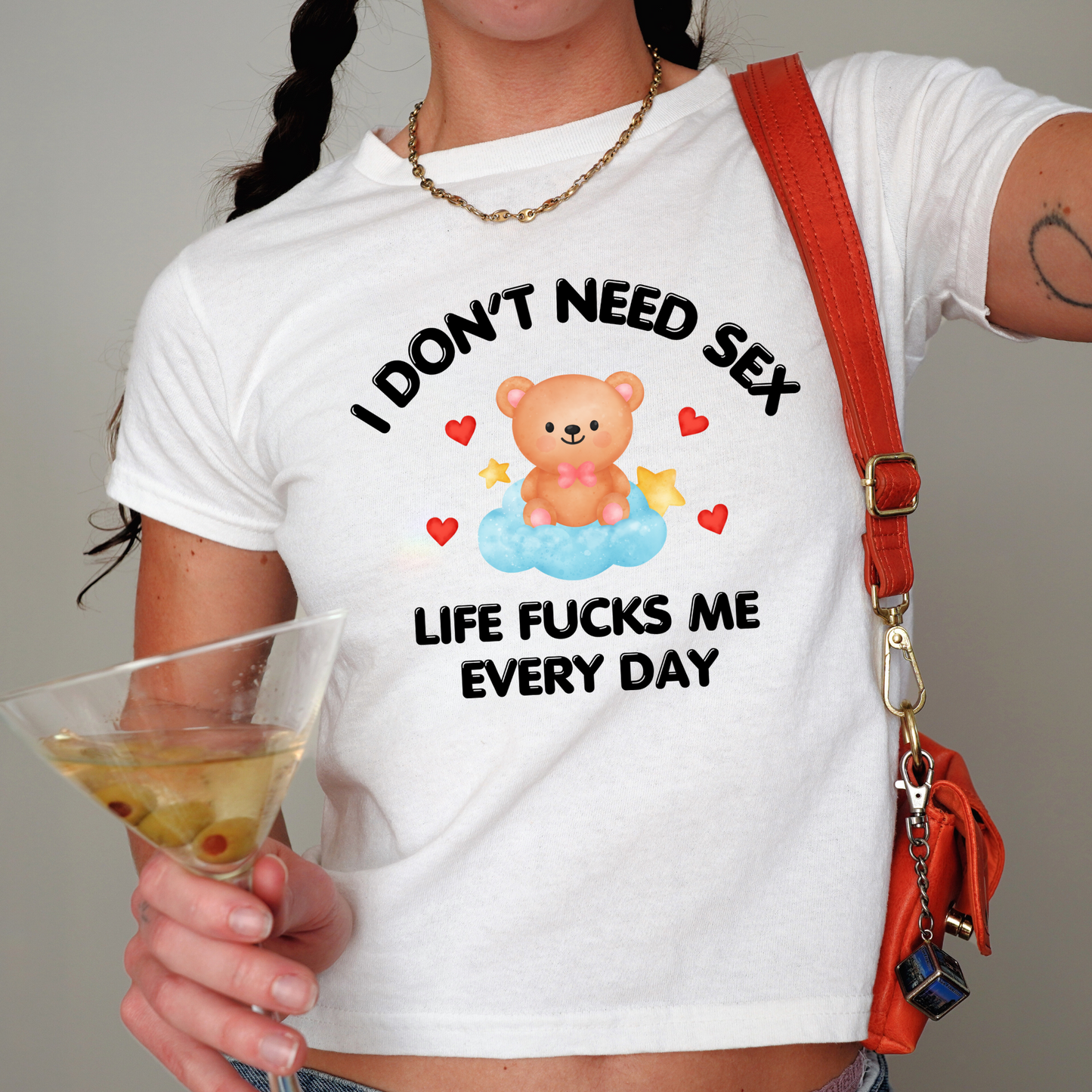 'I DON'T NEED SEX' BABY TEE