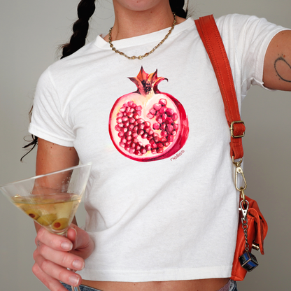 'POMEGRANATE' Baby tee