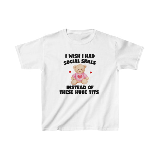 'I WISH I HAD SOCIAL SKILLS' BABY TEE